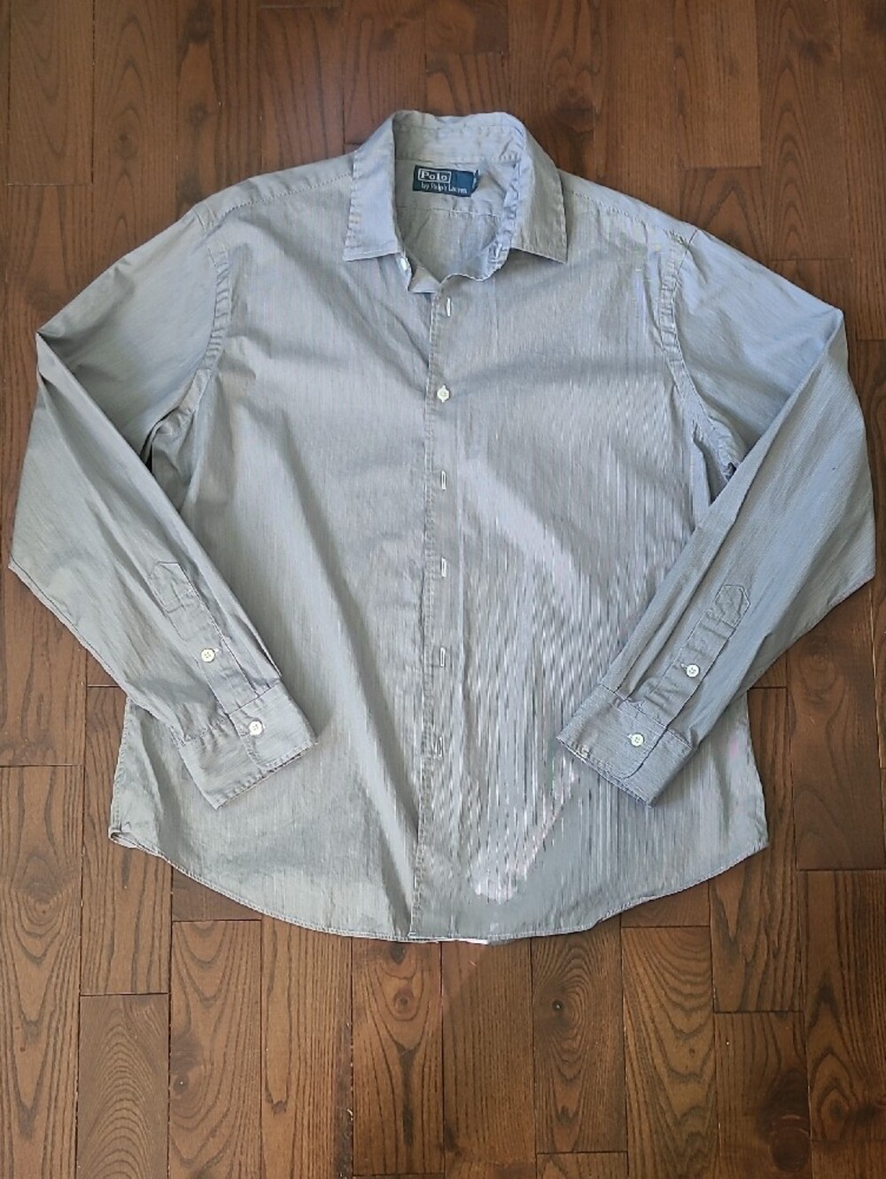 Polo by Ralph Lauren Men's striped Long-Sleeve Button-Up Shirt Size XL